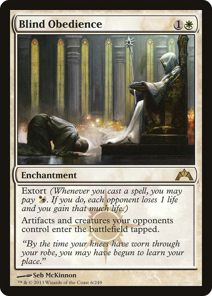 Blind Obedience [Gatecrash] Foil