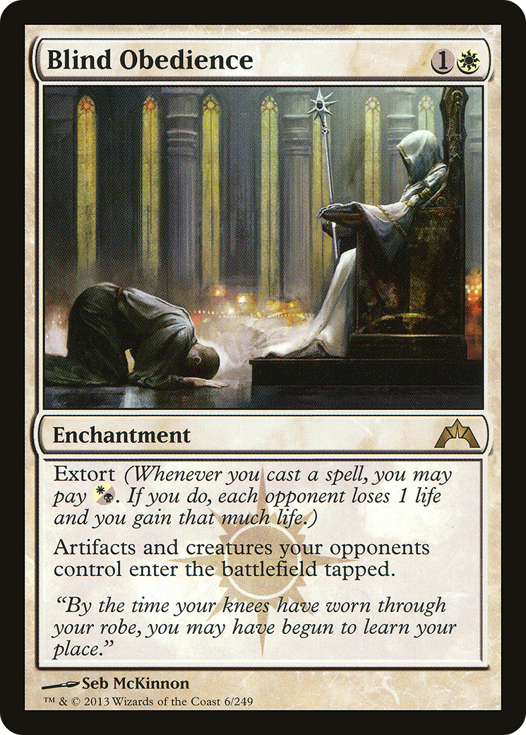 Blind Obedience [Gatecrash] Foil