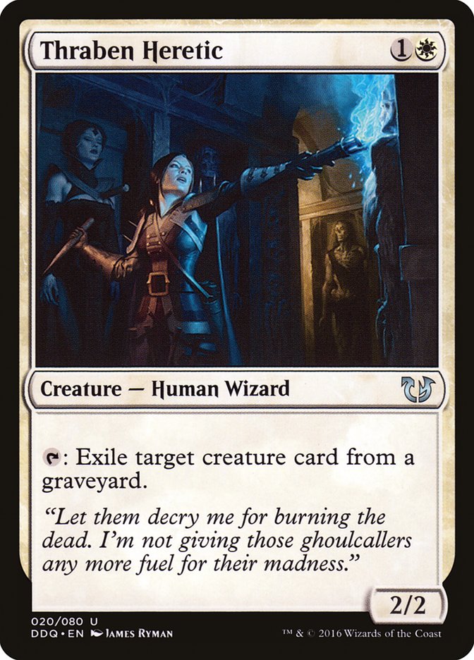 Thraben Heretic 20/80 (Duel Decks: Blessed vs. Cursed) 