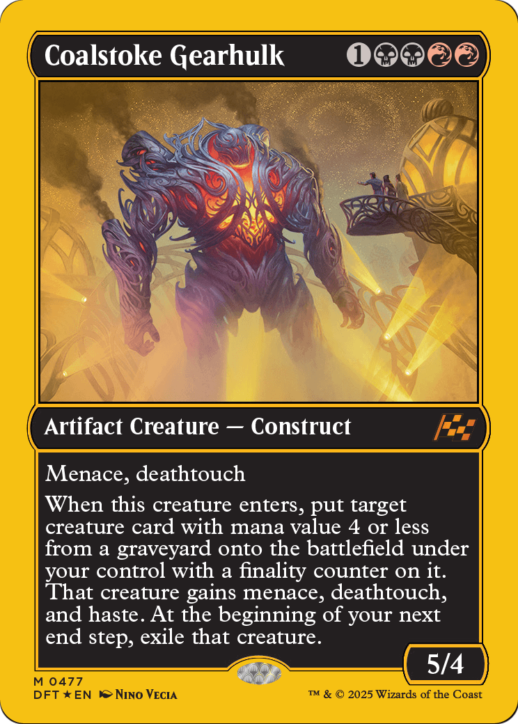 Coalstoke Gearhulk |  Foil (477) [Aetherdrift]