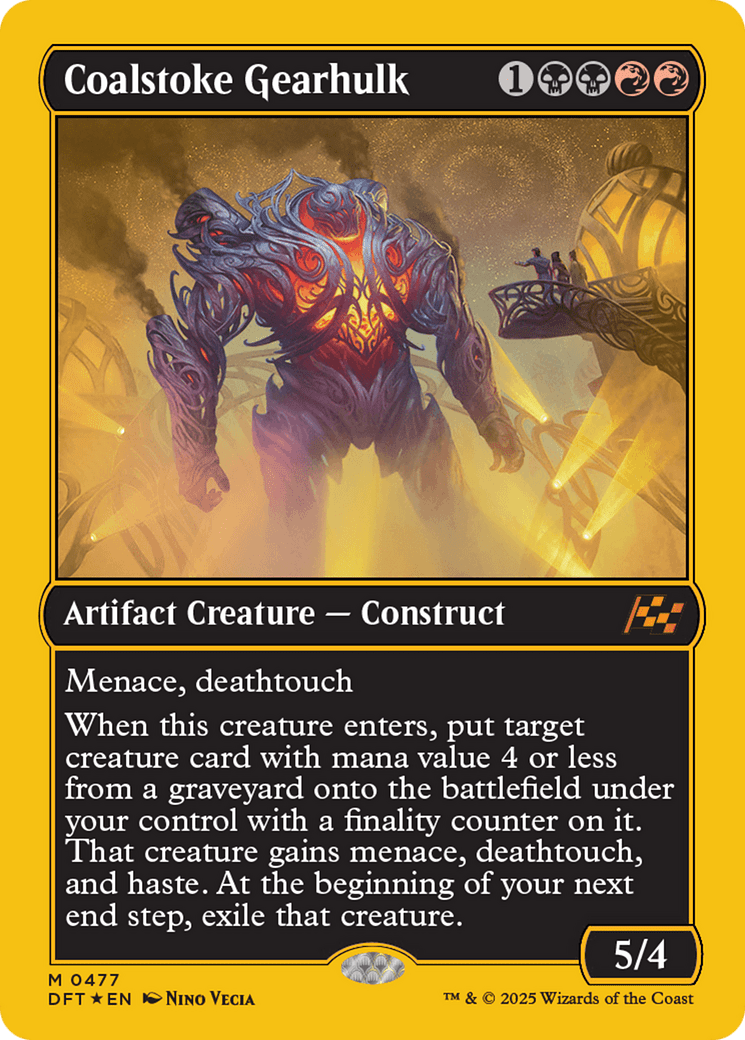 Coalstoke Gearhulk |  Foil (477) [Aetherdrift]