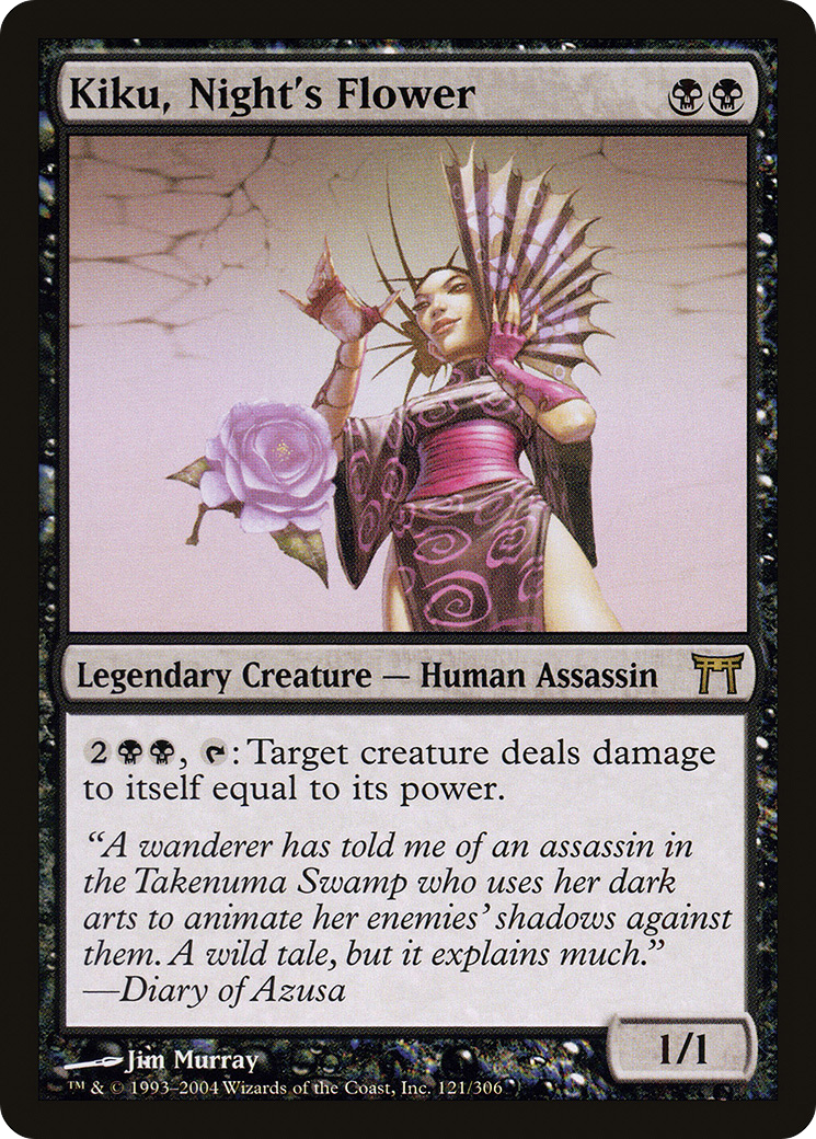 Kiku, Night's Flower [Champions of Kamigawa] Foil