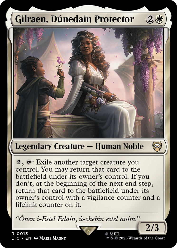 Gilraen, Dunedain Protector [The Lord of the Rings: Tales of Middle-Earth Commander] Foil