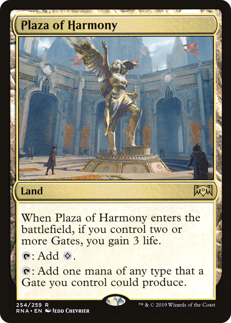 Plaza of Harmony [Ravnica Allegiance] Foil