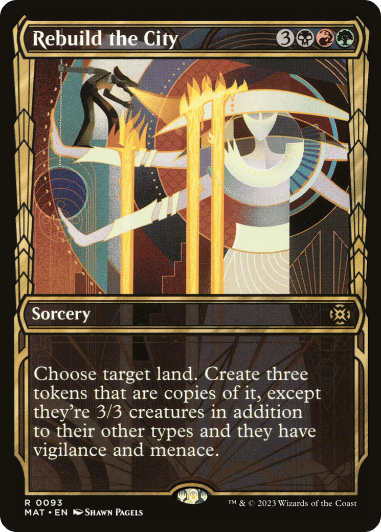 Rebuild the City (Showcase) [March of the Machine: The Aftermath] Foil