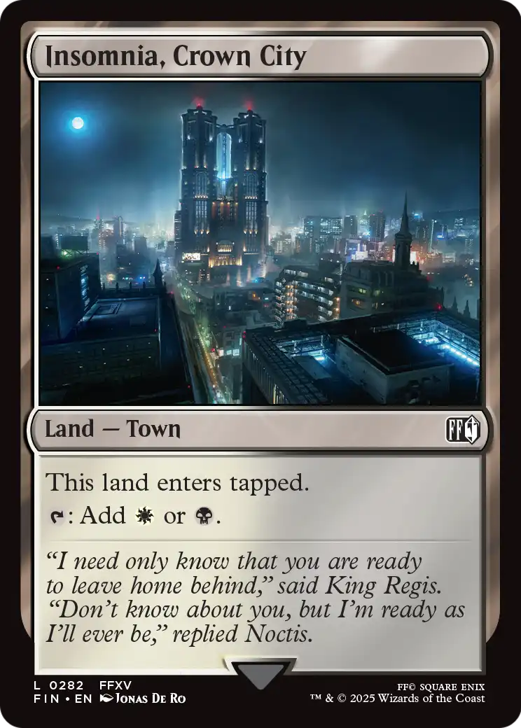 Insomnia, Crown City (282) [FINAL FANTASY]  Foil