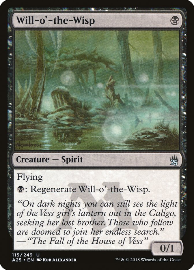 Will-o'-the-Wisp 115/249 (Masters 25)  - Foil