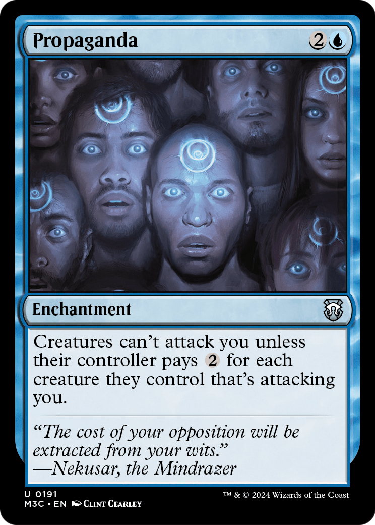 Propaganda (M3C-191) - Modern Horizons 3 Commander Foil