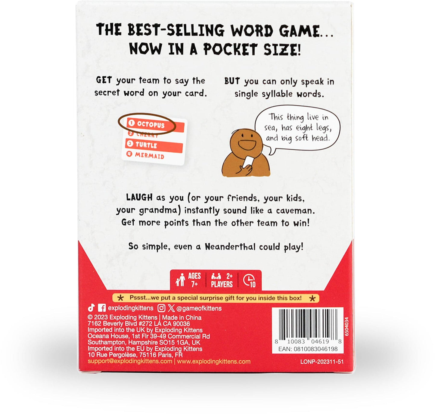 Poetry for Neanderthals | Grab & Game