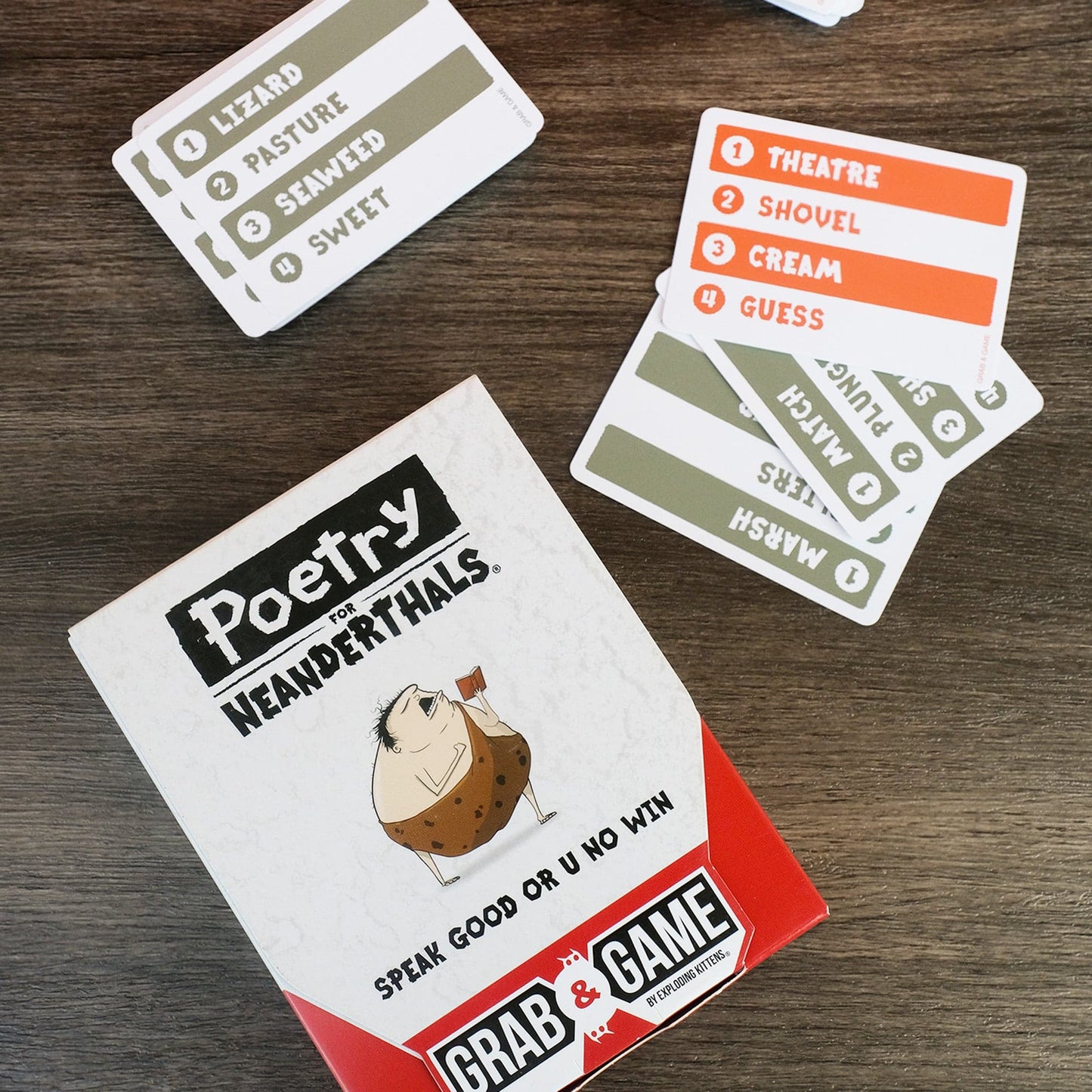 Poetry for Neanderthals | Grab & Game