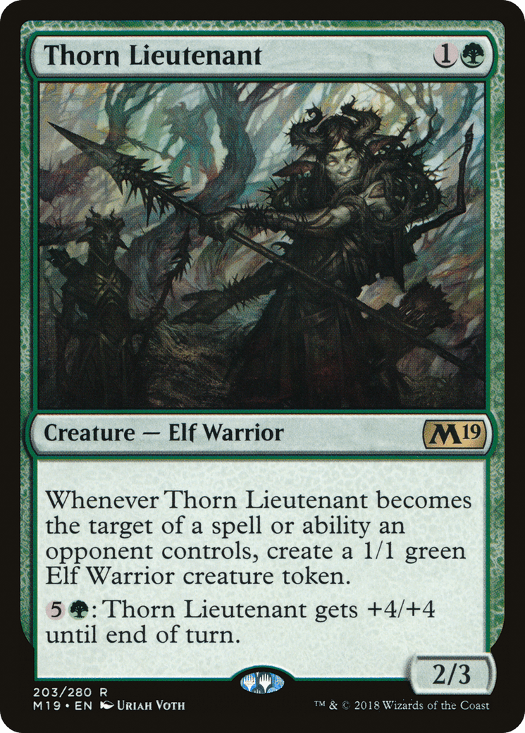 Thorn Lieutenant [Core Set 2019] Foil