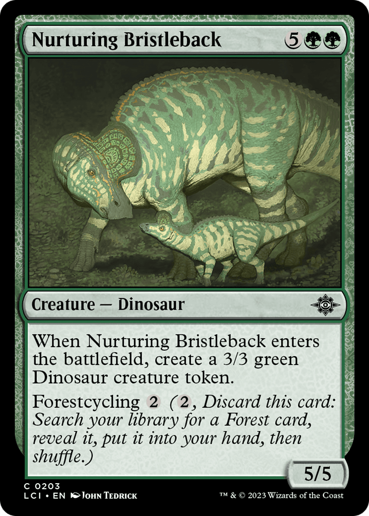 Nurturing Bristleback [The Lost Caverns of Ixalan] Foil