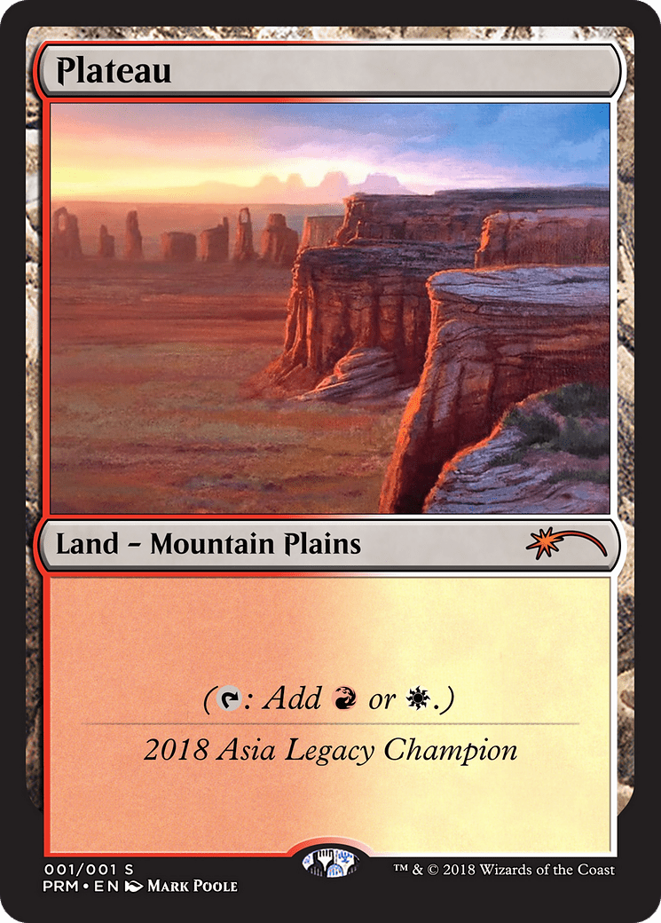 Plateau (OLGC-2018A) - Legacy Championship