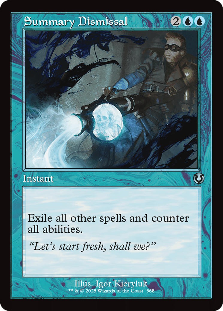 Summary Dismissal (Retro Frame) (-368) [Innistrad Remastered]  Foil