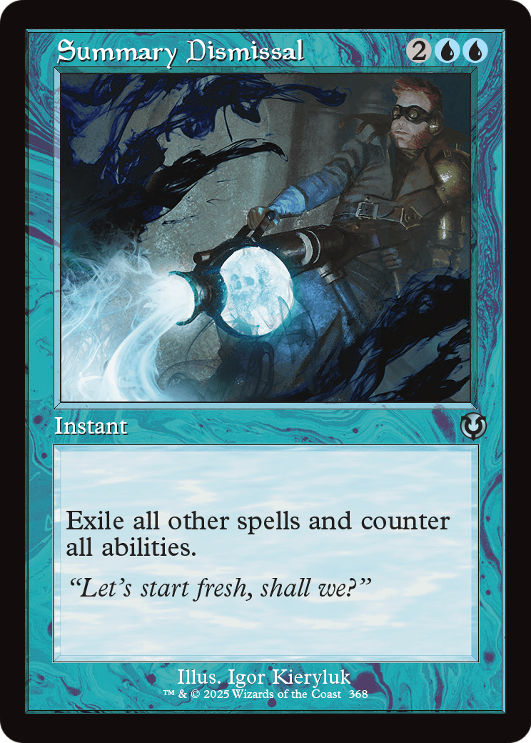 Summary Dismissal (Retro Frame) (-368) [Innistrad Remastered]  Foil