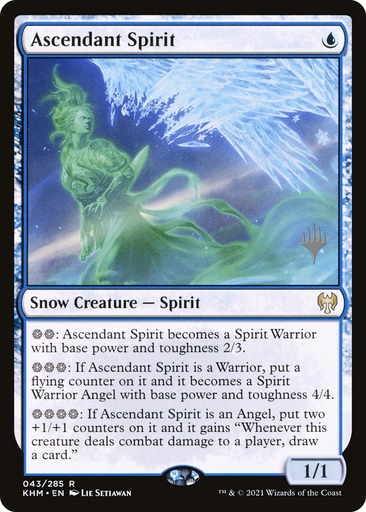 Ascendant Spirit (Promo Pack) [Kaldheim Promos] Foil