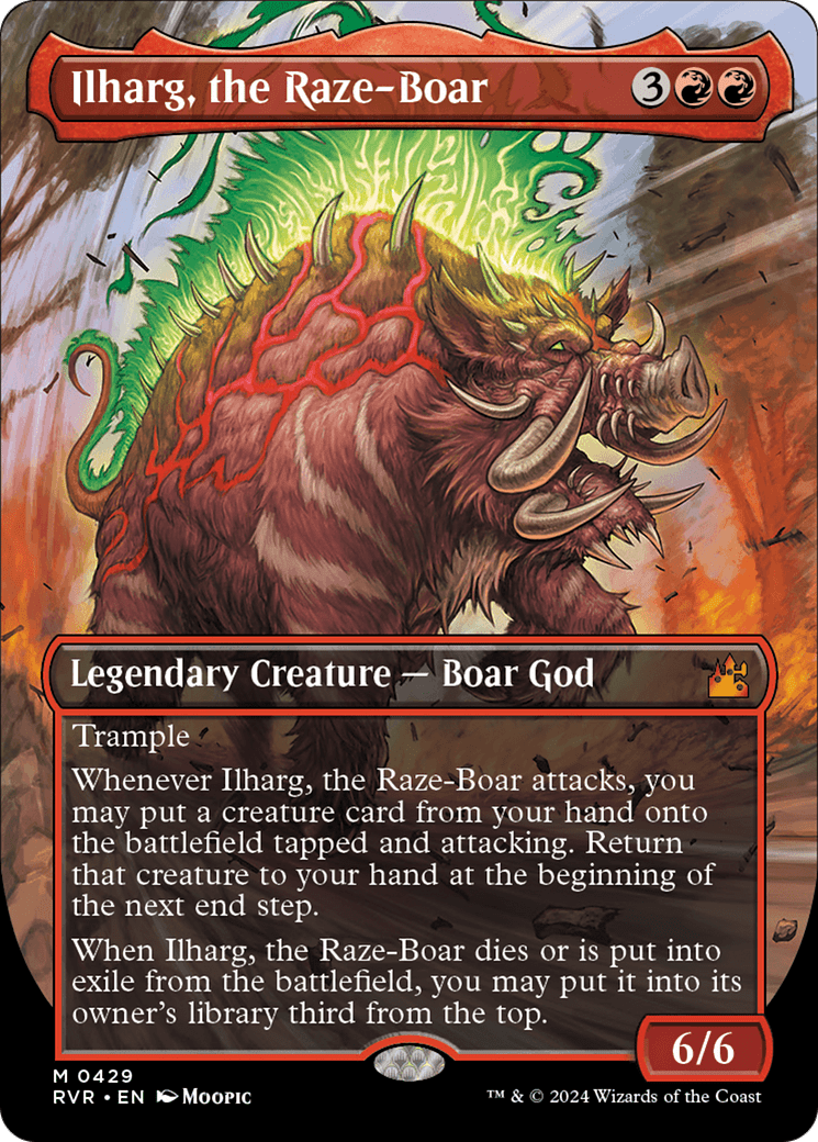 Ilharg, the Raze-Boar (Anime Borderless) [Ravnica Remastered]