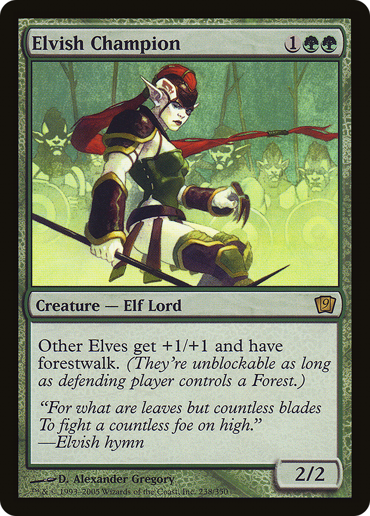 Elvish Champion [Ninth Edition] Foil