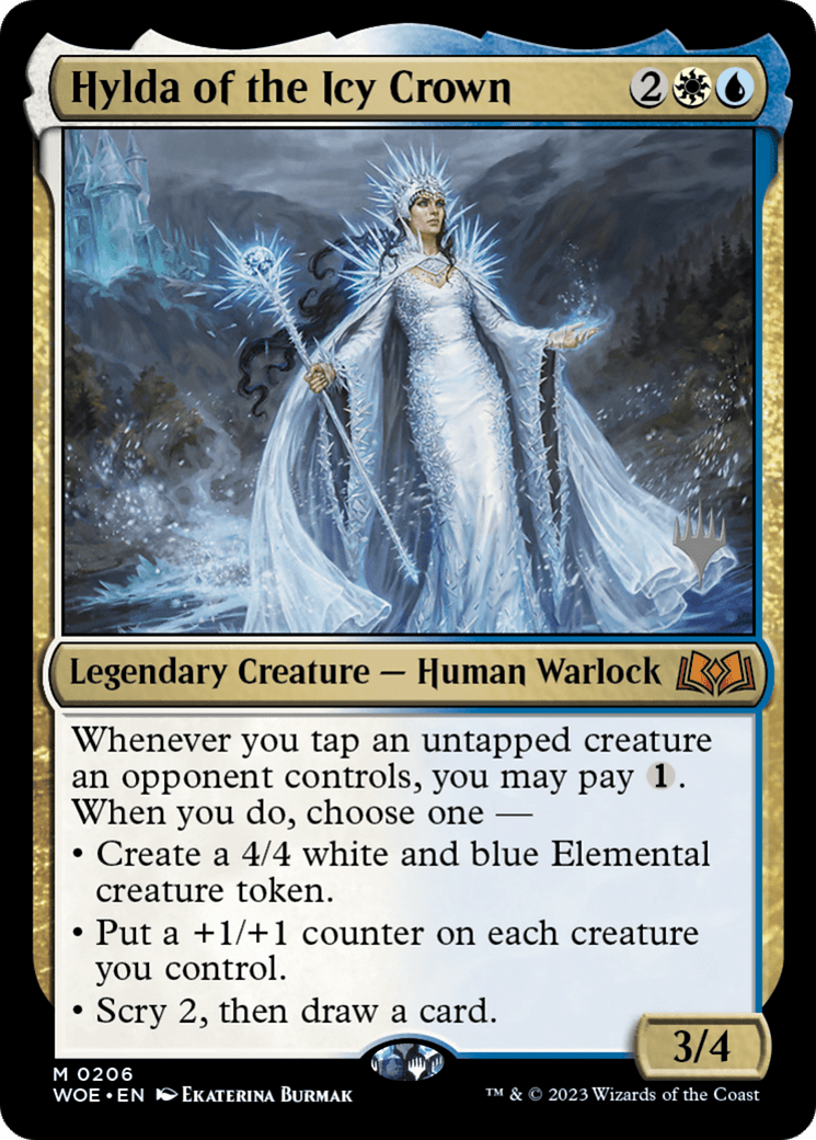Hylda of the Icy Crown (Promo Pack) [Wilds of Eldraine Promos] Foil