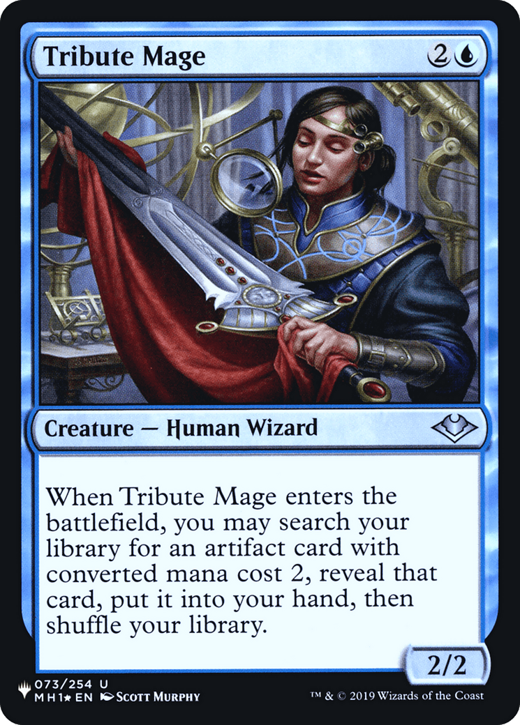 Tribute Mage |  Foil (MH1-73) [The List]