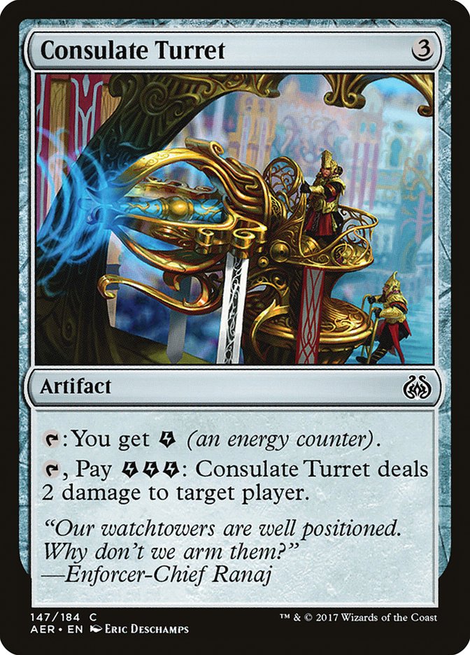 Consulate Turret 147/184 (Aether Revolt)  - Foil