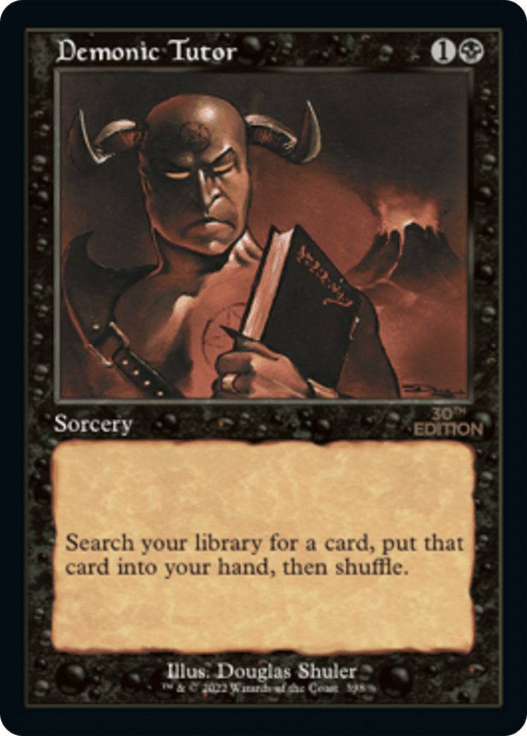 Demonic Tutor (Retro) [30th Anniversary Edition]