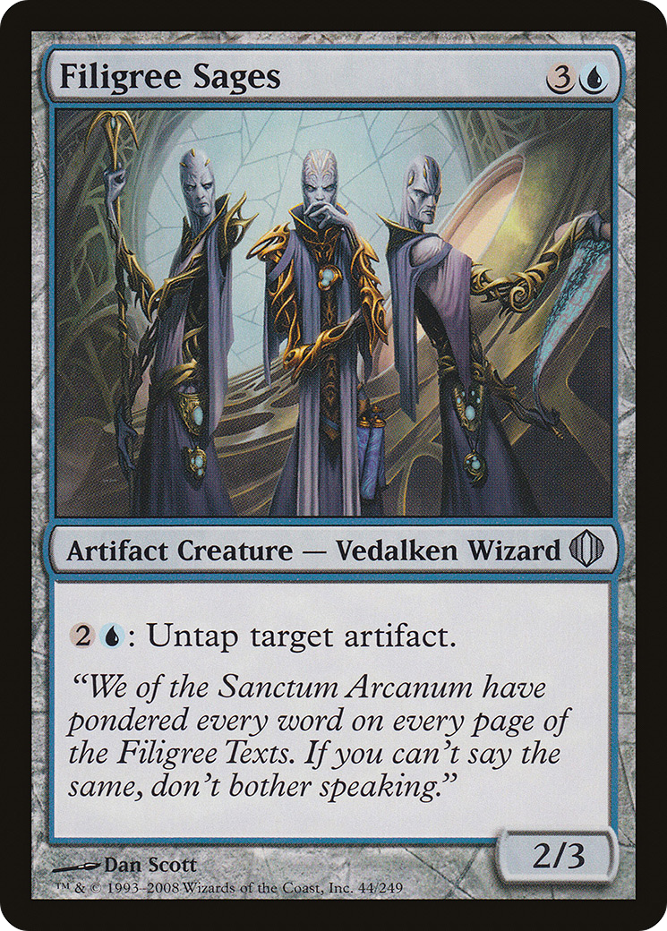 Filigree Sages [Shards of Alara] Foil