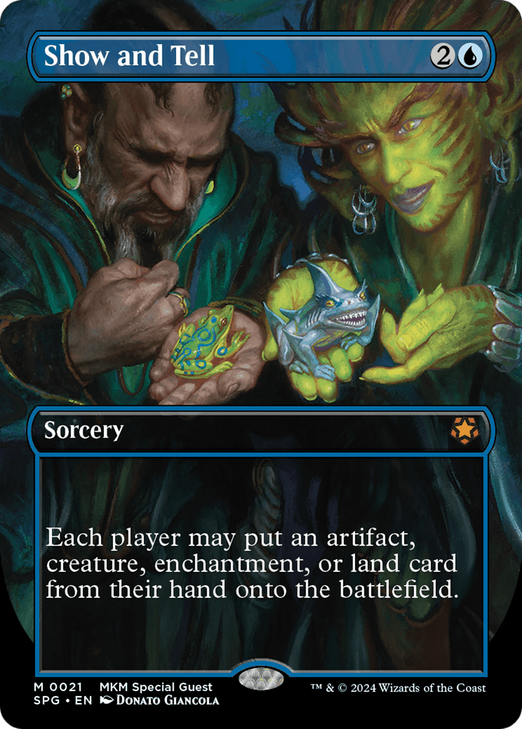 Show and Tell (Borderless) [Murders at Karlov Manor Special Guests] Foil