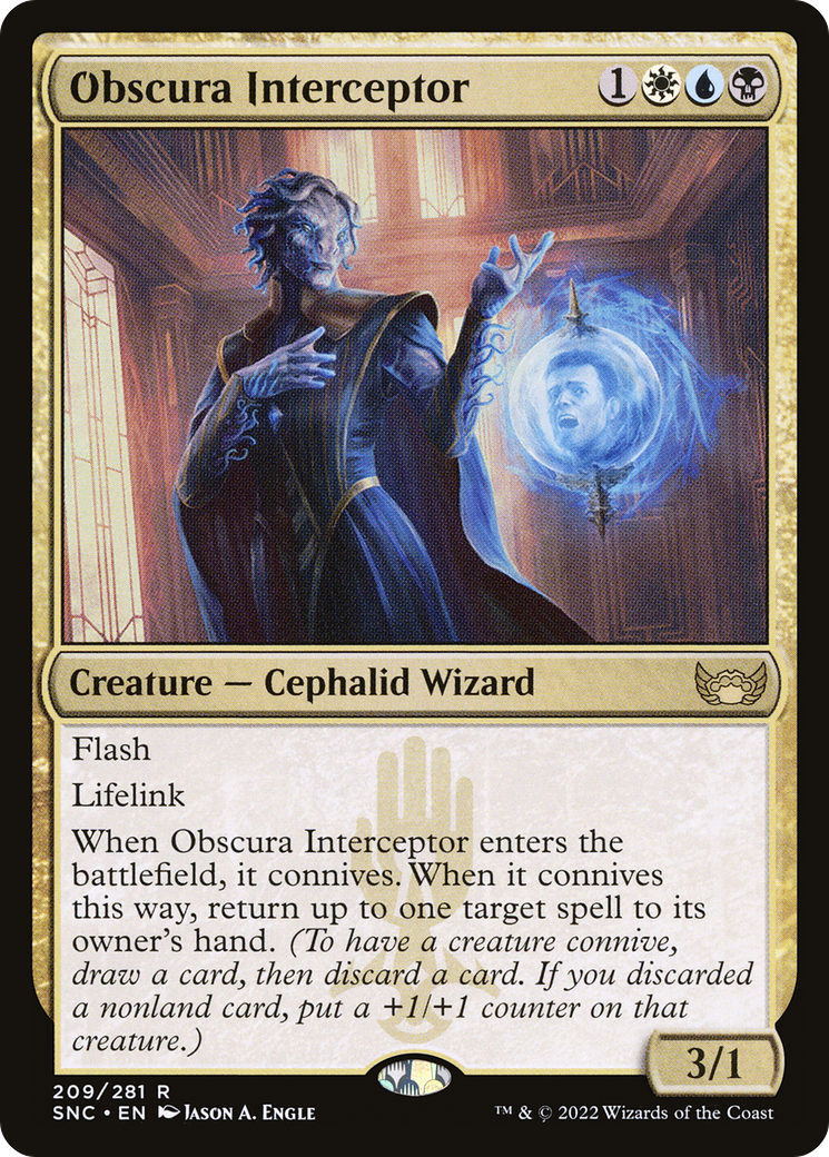 Obscura Interceptor [Streets of New Capenna] Foil