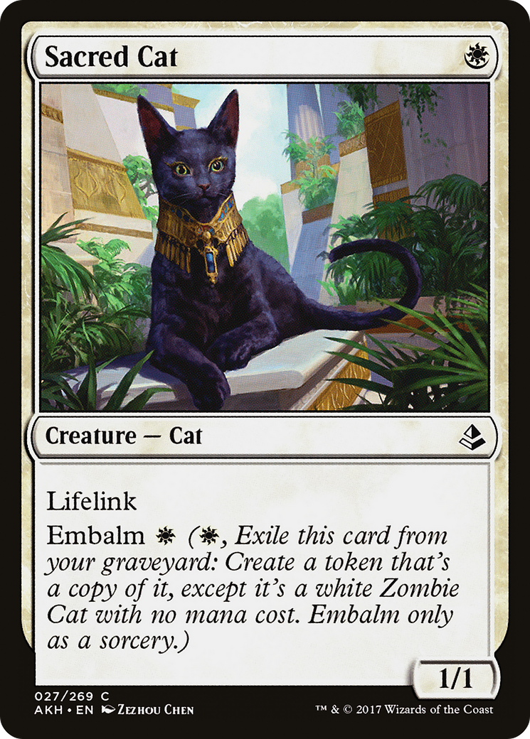 Sacred Cat [Amonkhet] Foil