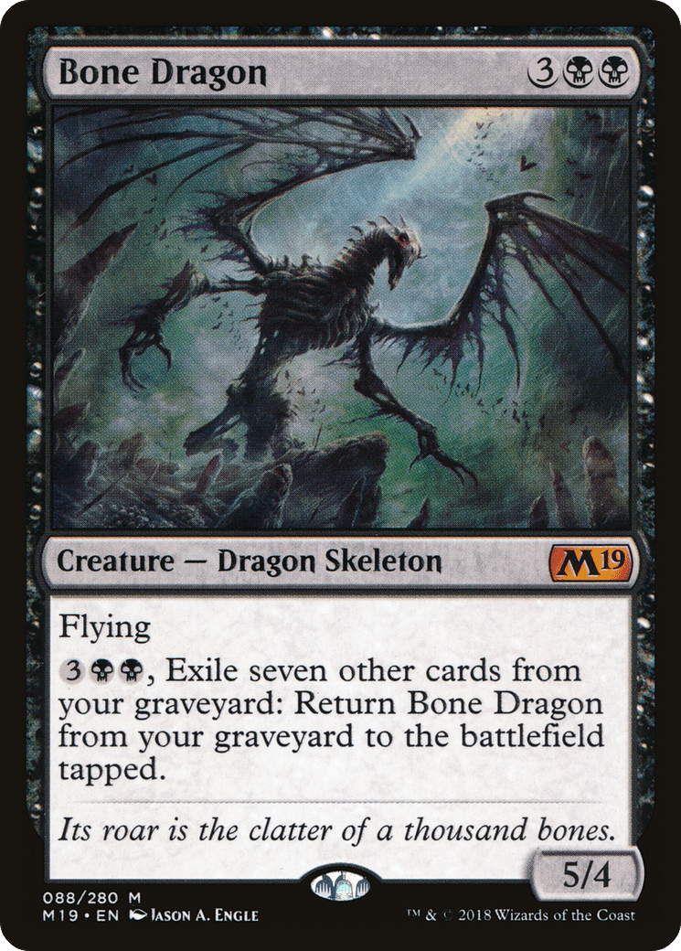 Bone Dragon [Core Set 2019] Foil