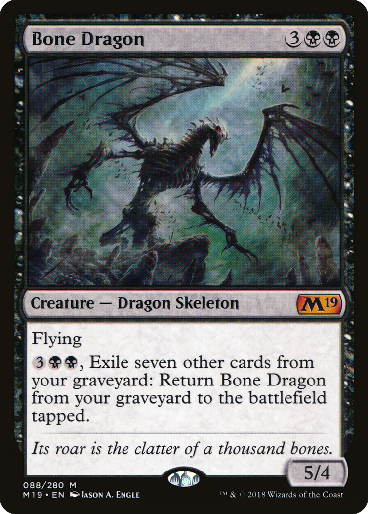Bone Dragon [Core Set 2019] Foil