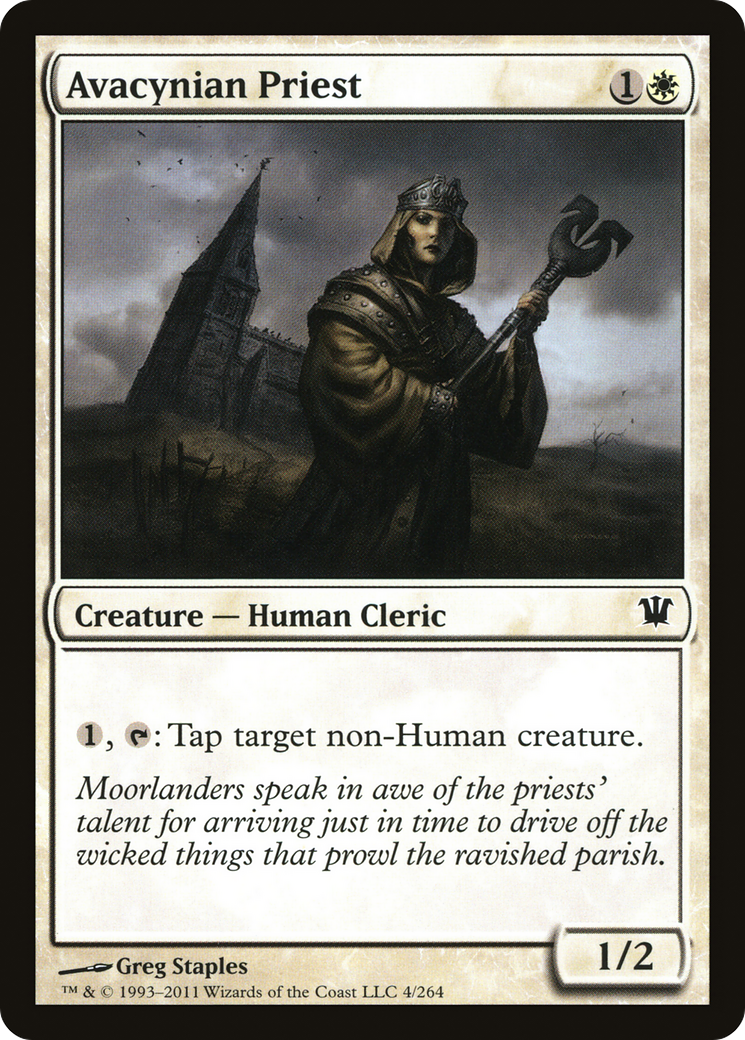 Avacynian Priest [Innistrad] Foil