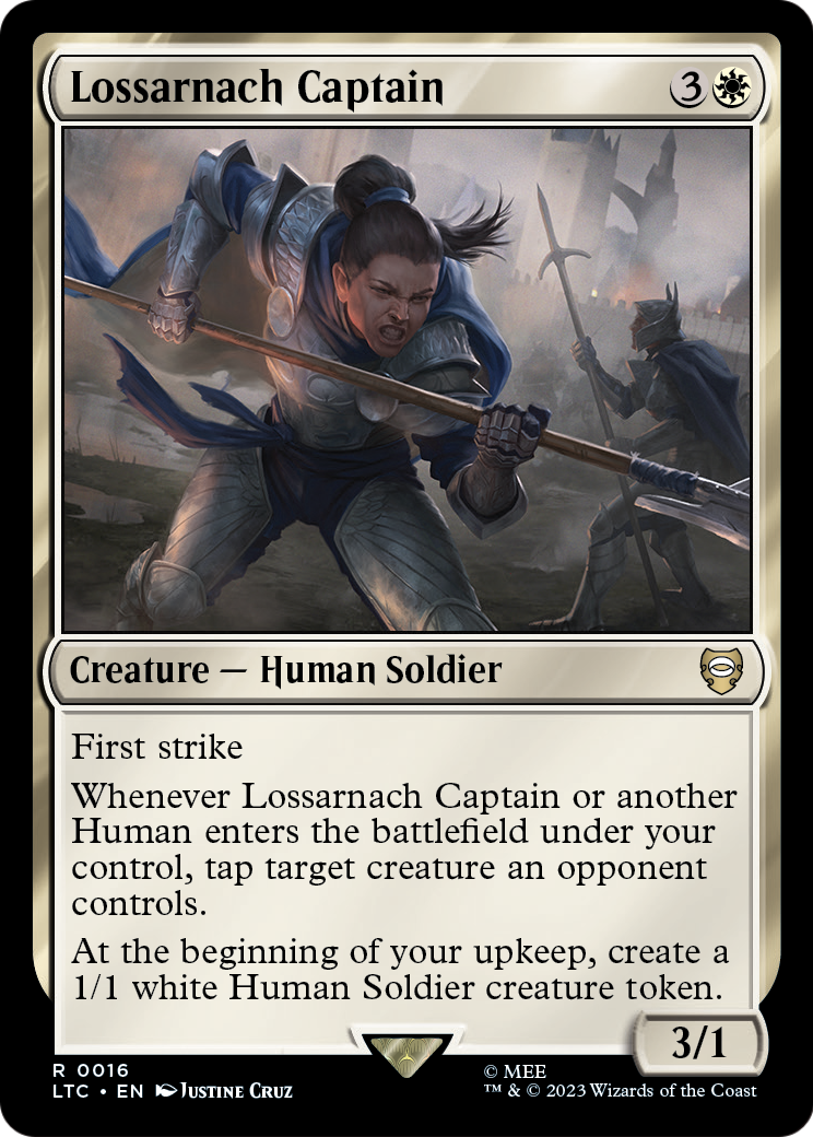 Lossarnach Captain [The Lord of the Rings: Tales of Middle-Earth Commander] Foil