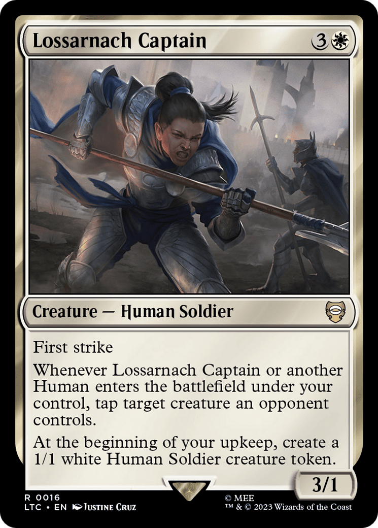 Lossarnach Captain [The Lord of the Rings: Tales of Middle-Earth Commander] Foil