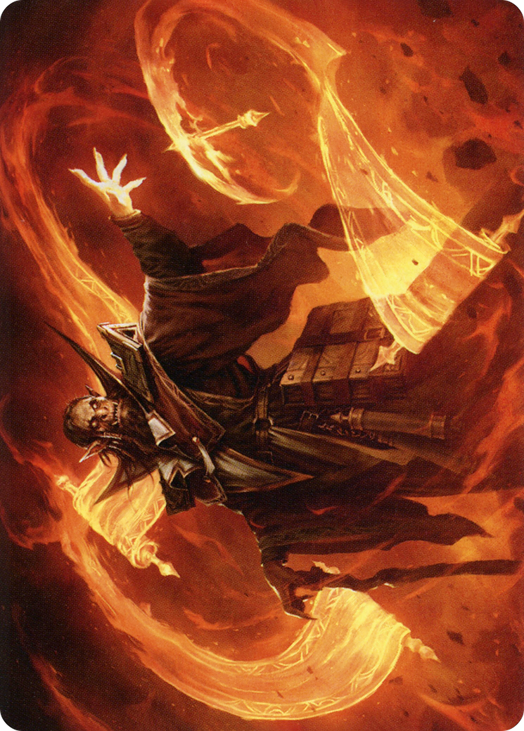 Plargg, Dean of Chaos // Plargg, Dean of Chaos (ASTX-053) - Strixhaven Art Series (Borderless) Foil