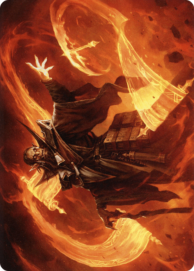 Plargg, Dean of Chaos // Plargg, Dean of Chaos (ASTX-053) - Strixhaven Art Series (Borderless) Foil