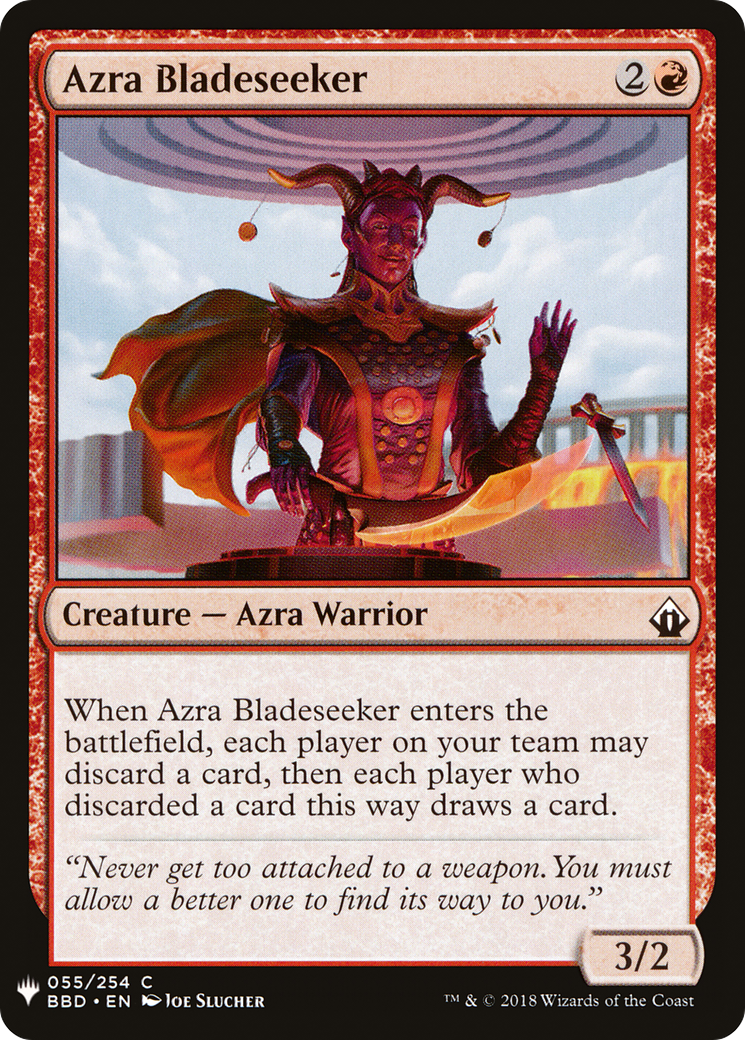 Azra Bladeseeker |  (BBD-55) [The List]