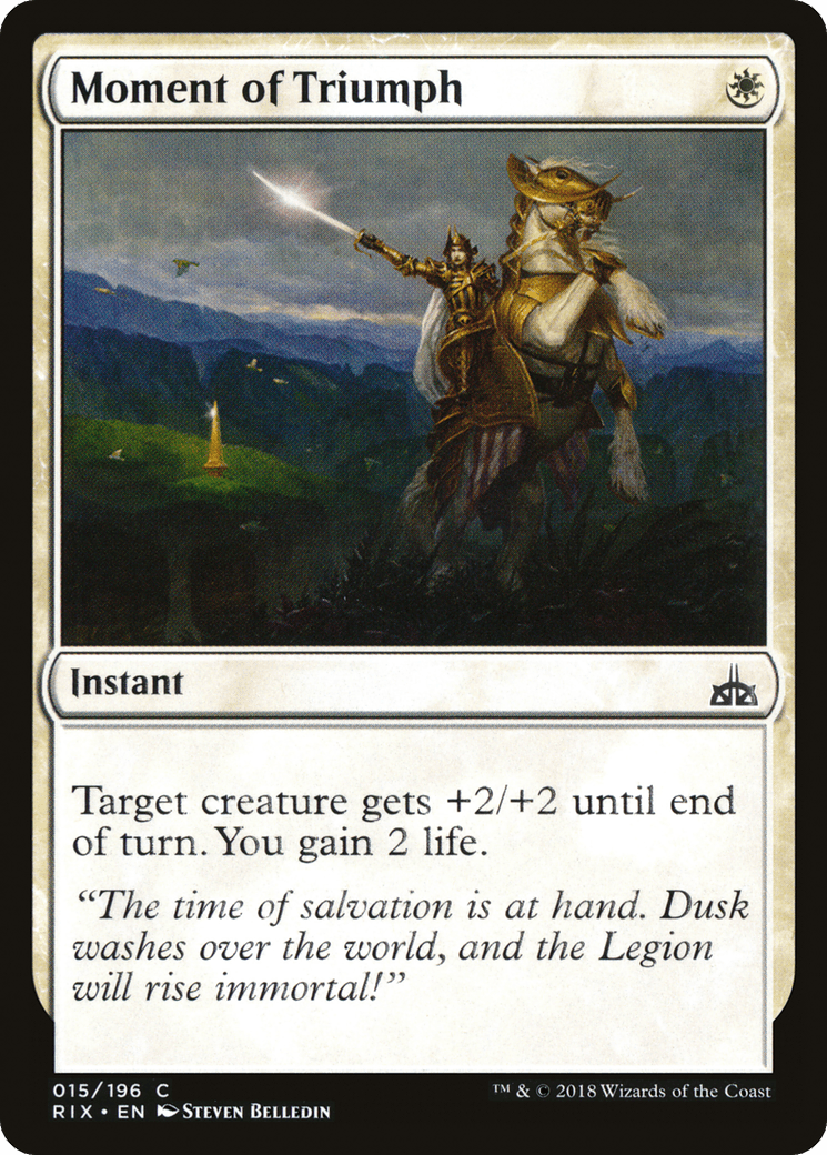 Moment of Triumph [Rivals of Ixalan] Foil
