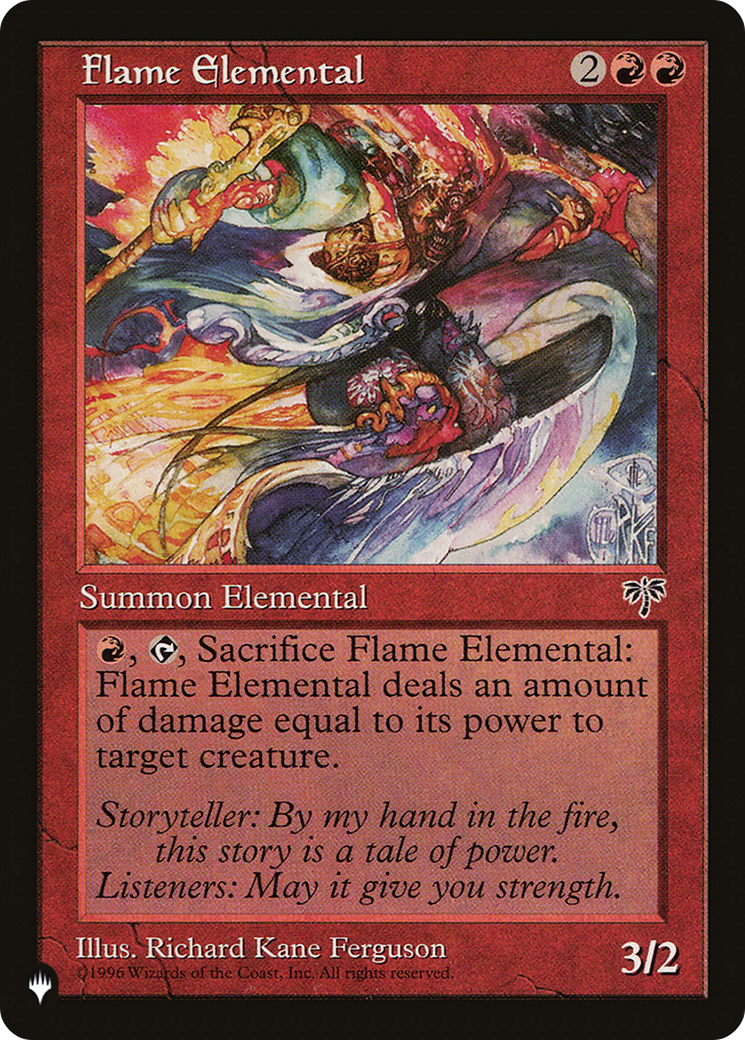 Flame Elemental |  (MIR-175) [The List]