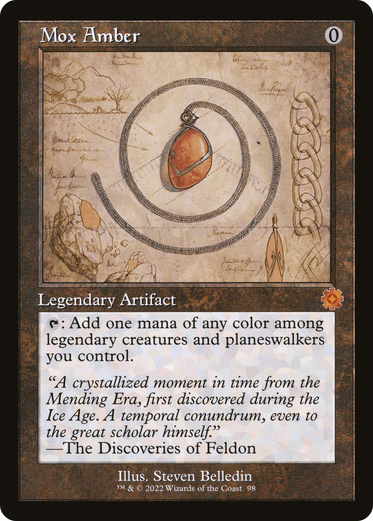 Mox Amber (Retro Schematic) [The Brothers' War Retro Artifacts] Foil