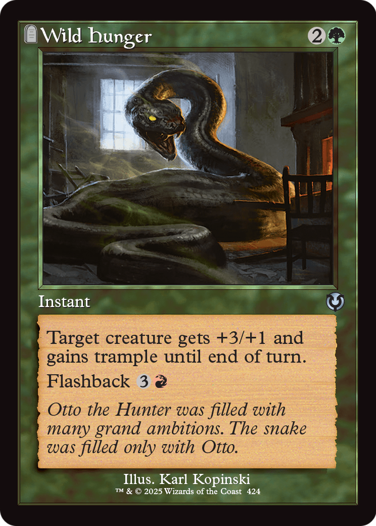 Wild Hunger (Retro Frame) (-424) [Innistrad Remastered]