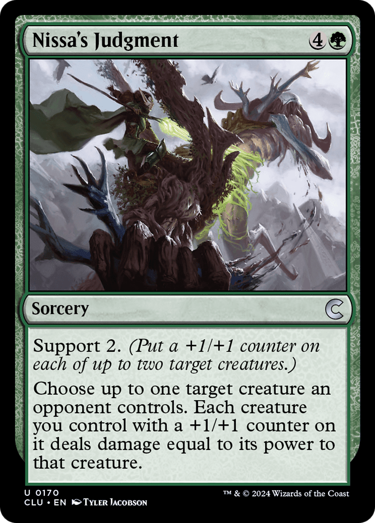 Nissa's Judgment (CLU-170) - Ravnica: Clue Edition