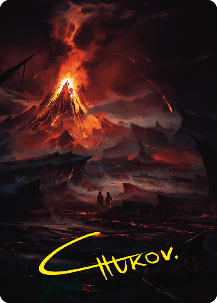 Valley of Gorgoroth // Valley of Gorgoroth (ALTR-080) - Tales of Middle-earth Art Series (Borderless)
