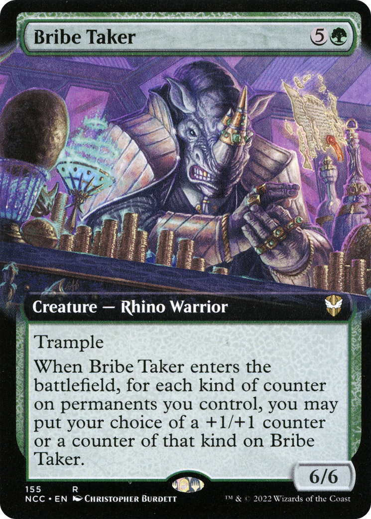 Bribe Taker (Extended Art) [Streets of New Capenna Commander]