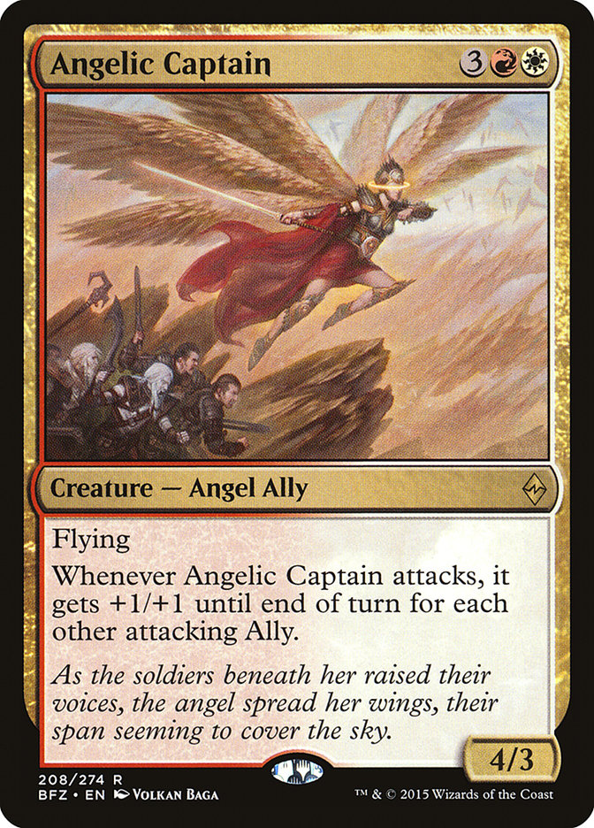 Angelic Captain 208/274 (Battle for Zendikar) 