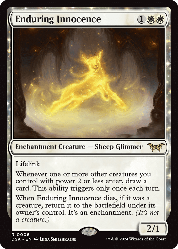 Enduring Innocence [Duskmourn: House of Horror] Foil