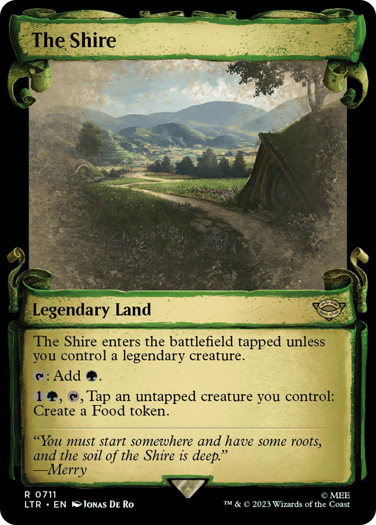 The Shire [The Lord of the Rings: Tales of Middle-Earth Showcase Scrolls] Foil