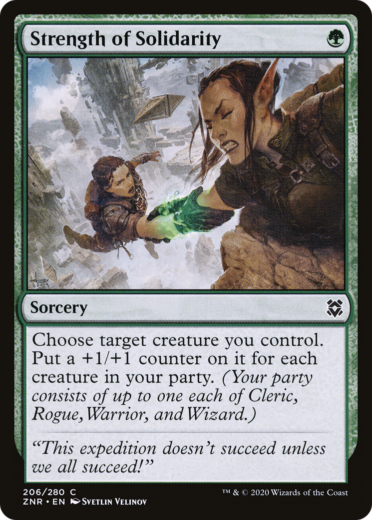 Strength of Solidarity [Zendikar Rising] Foil