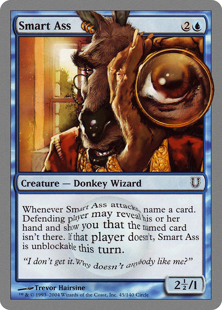 Smart Ass [Unhinged] Foil